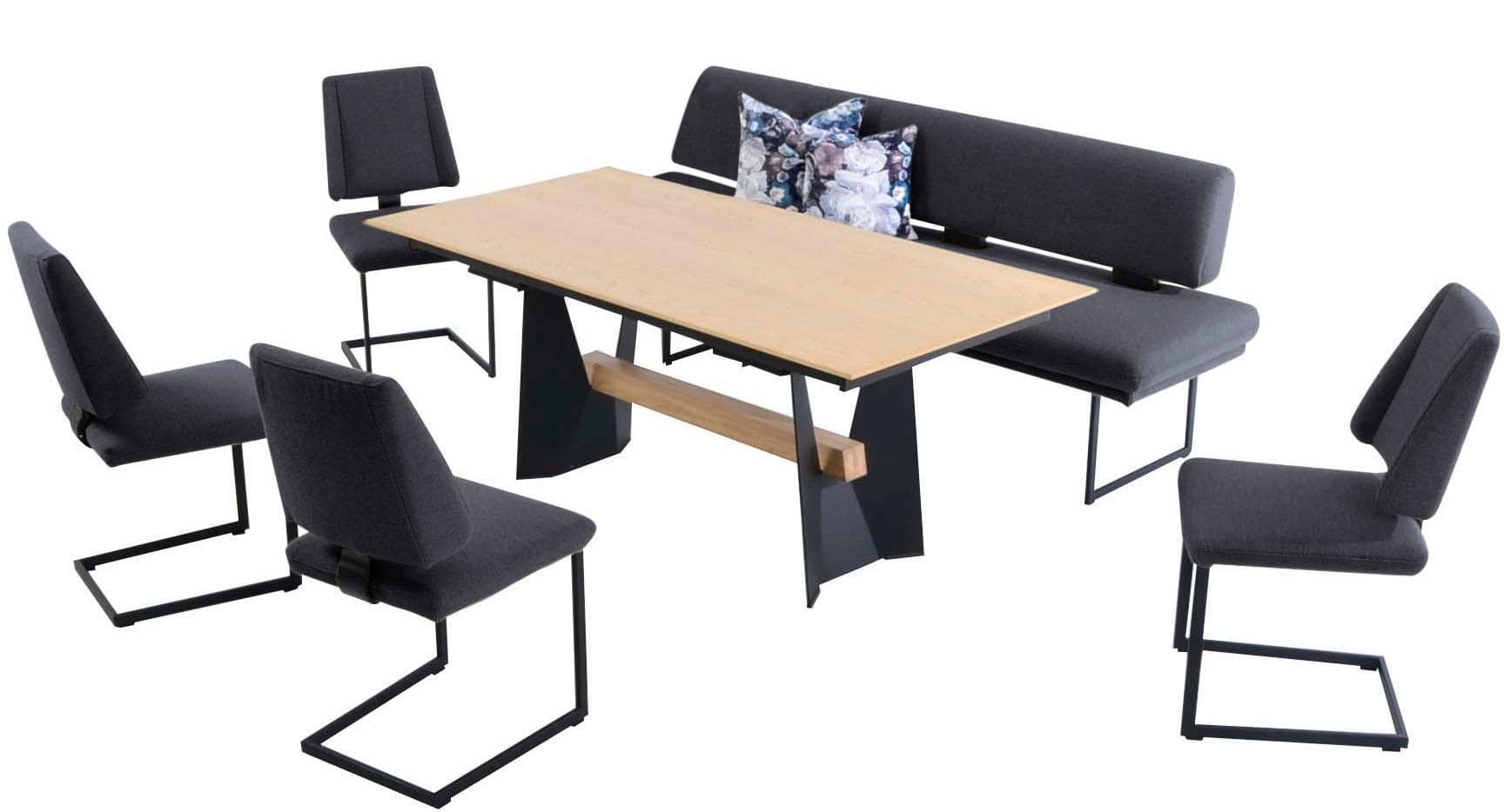 Essgruppe Longbeach K+W Komfort & Wohnen Marine Spitzkissenoptik