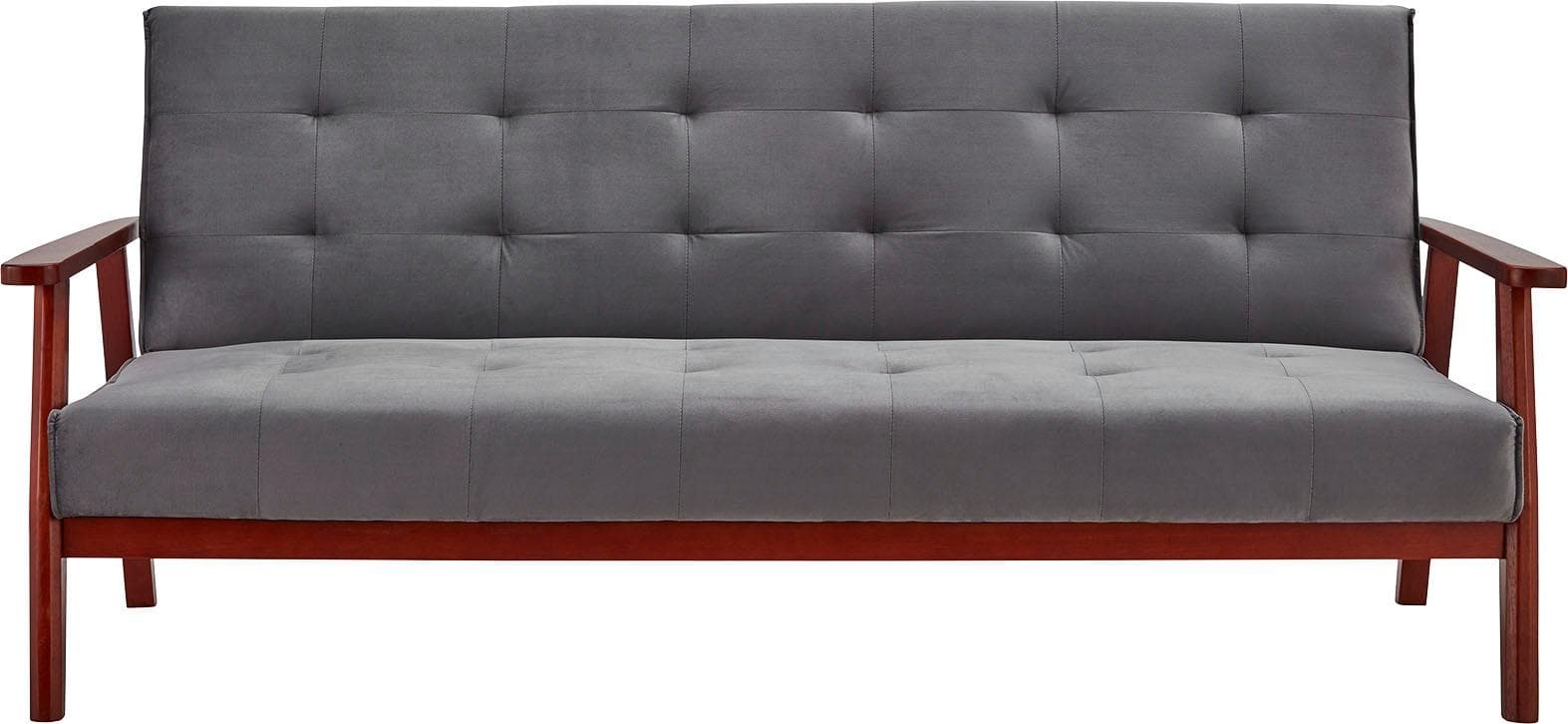 Salesfever Schlafsofa Skagen 3-Sitzer Dunkelgrau mit Relaxfunktion