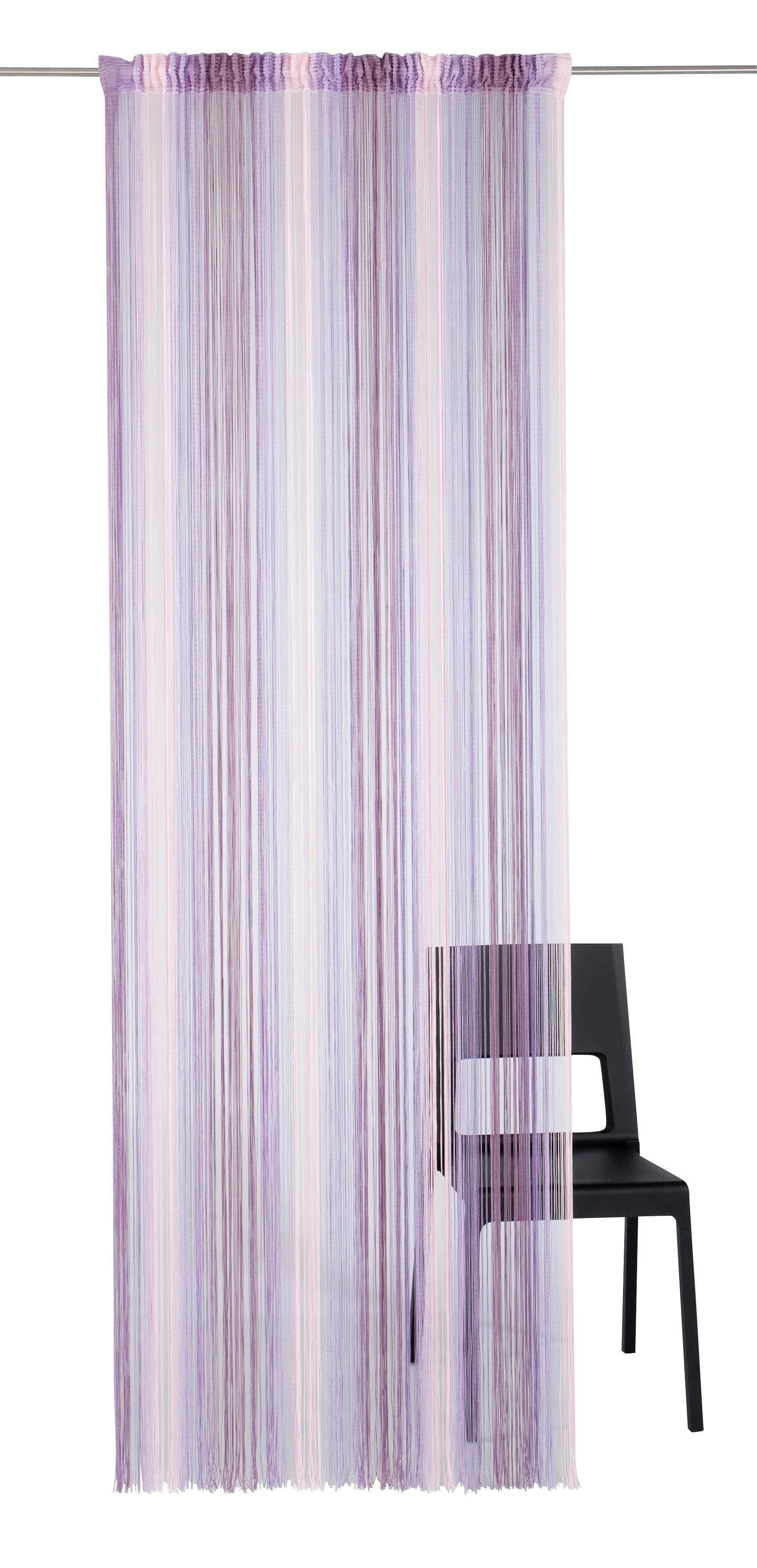 Fadenvorhang Weckbrodt Rebecca Lila Polyester Fadengardine