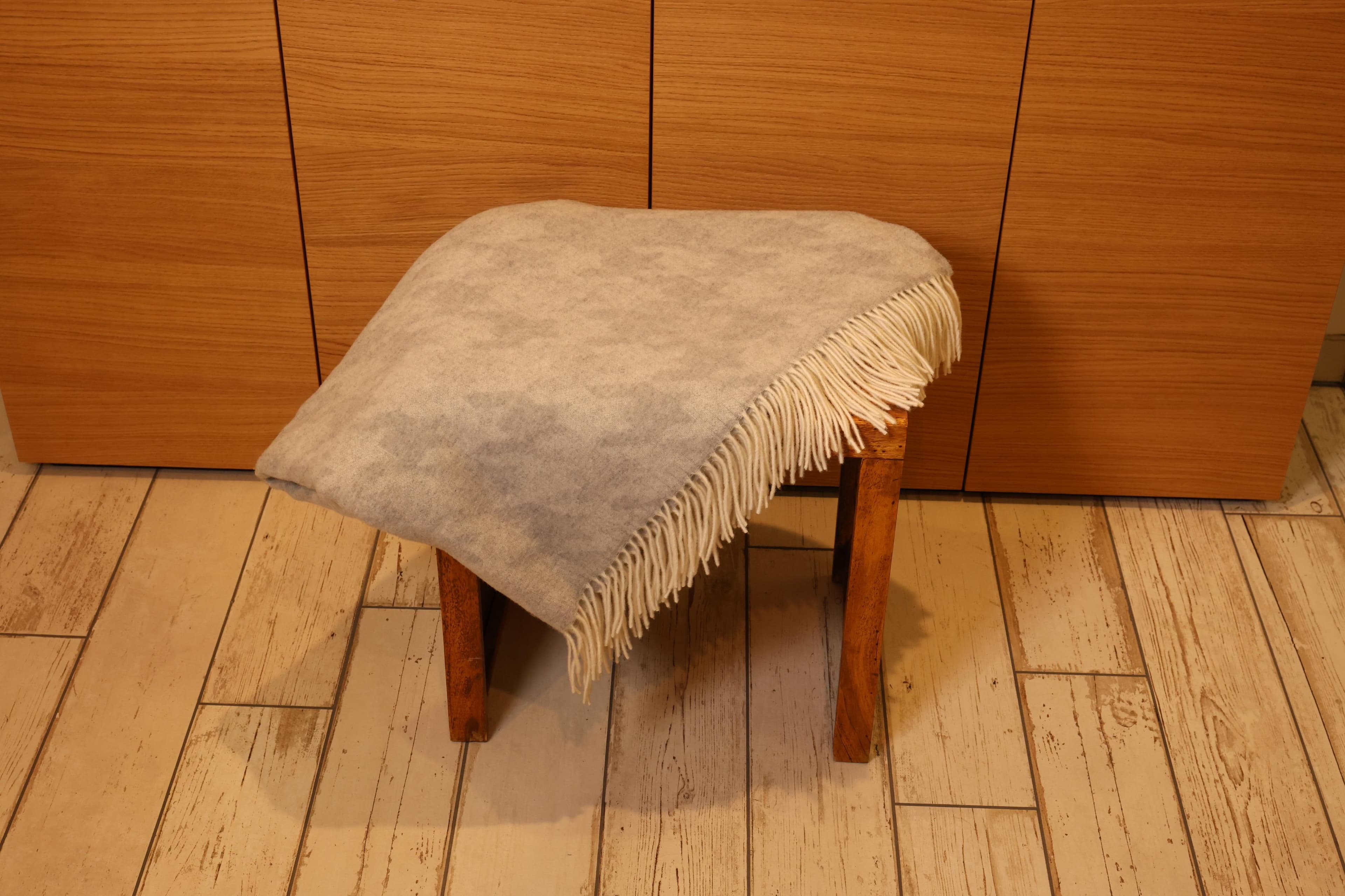 Plaid CASATEX "Adel Perla" Kuscheldecke Wolle Kaschmir 130x190cm