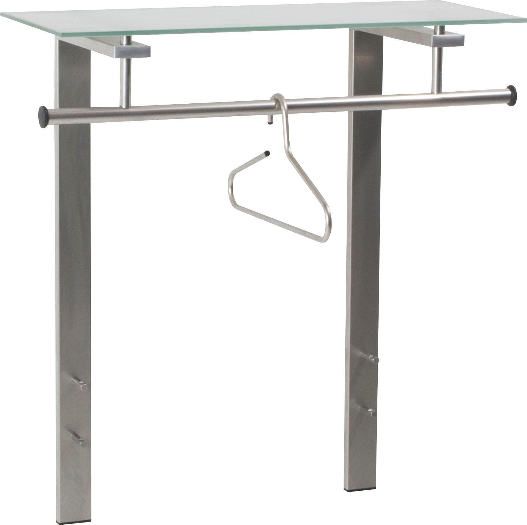 SPINDER DESIGN Garderobenleiste Silber Glas Metall