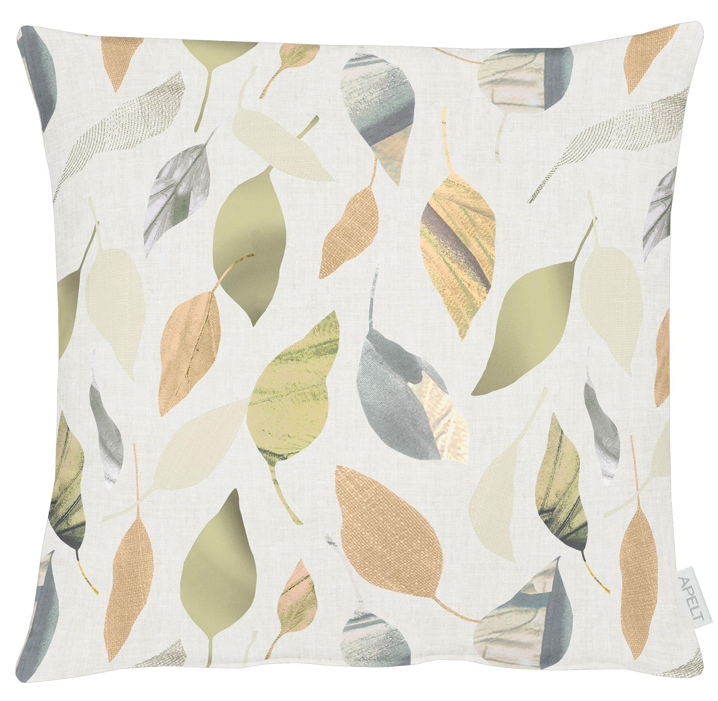 Dekokissen APELT 3406 Beige Grün Polyester Baumwolle