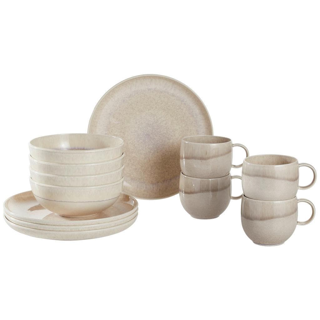 like.Villeroy & Boch Frühstücksservice Perlemor Sand 12-teilig