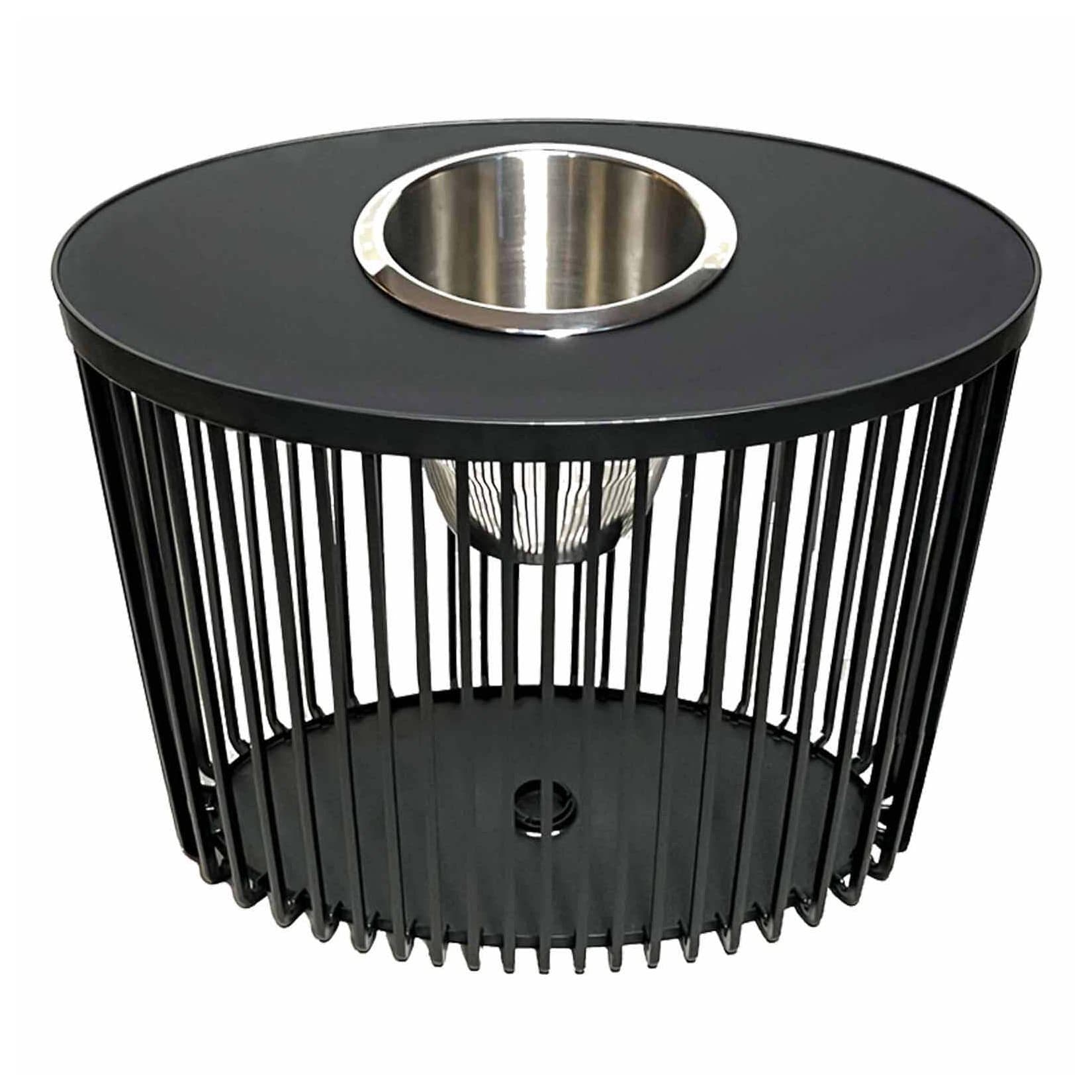 COOTAB Cooler Table 3-in-1 Loungetisch mit Edelstahl-Kühler Stockholm 46 cm