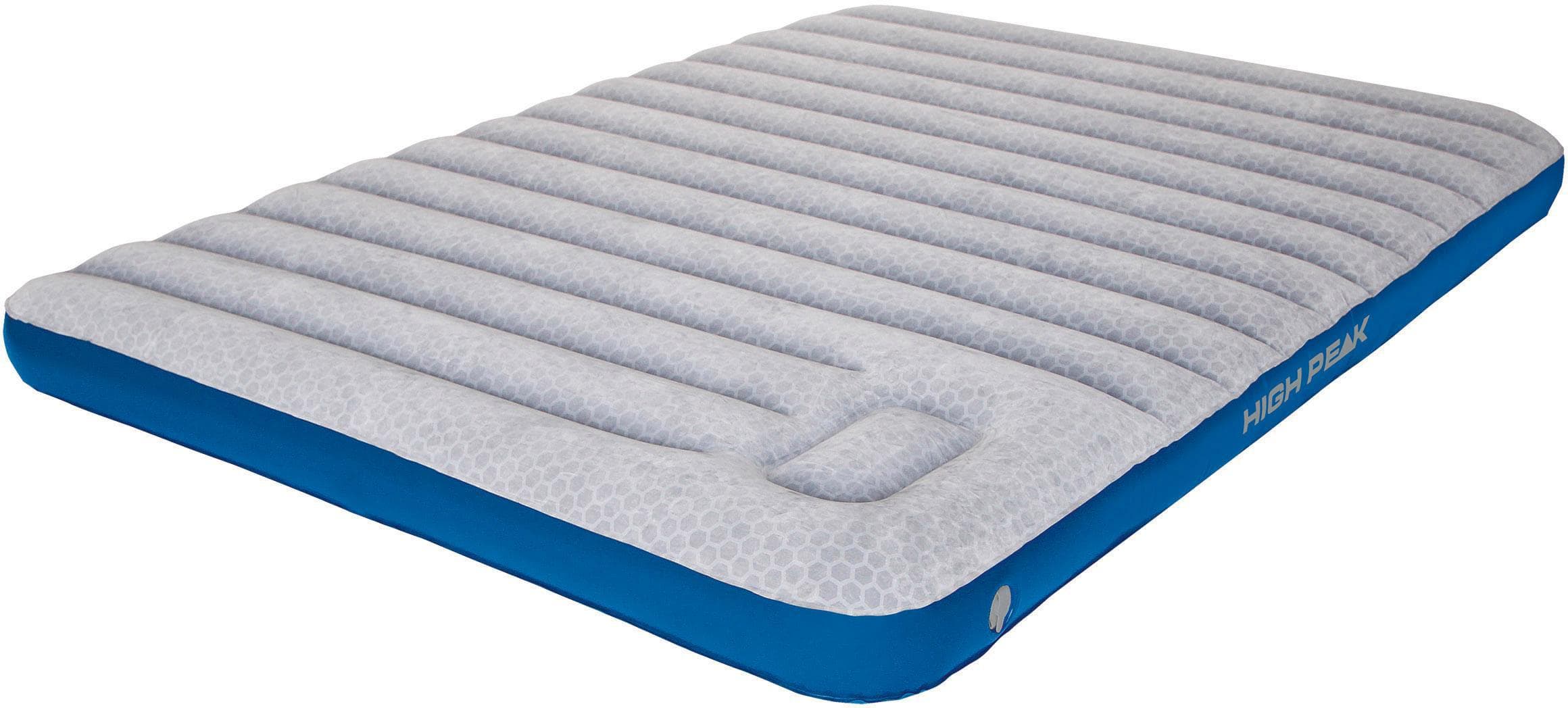 High Peak Air bed Cross Beam Double 40045 Camping-Luftbett Hellgrau/Blau