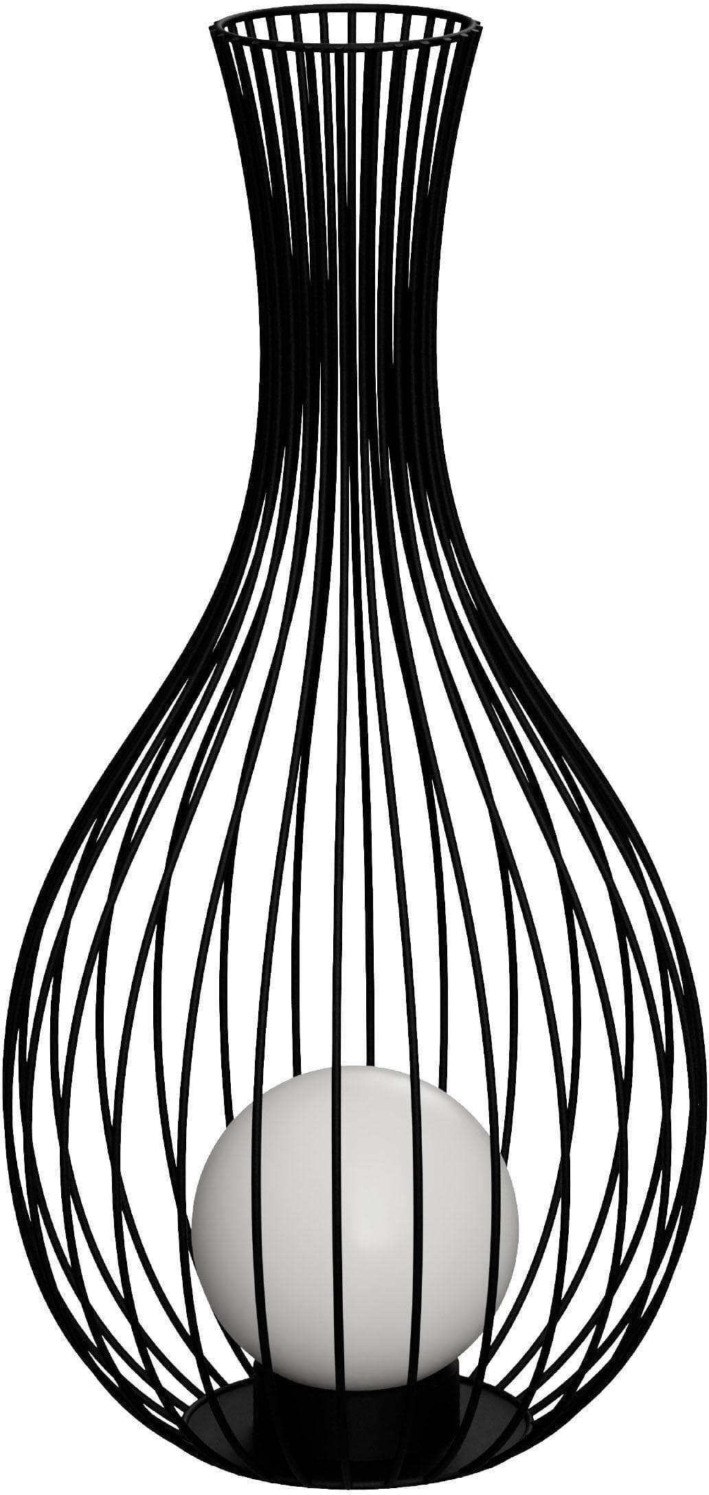 EGLO Stehlampe Fossombrone Schwarz Outdoor Leuchte