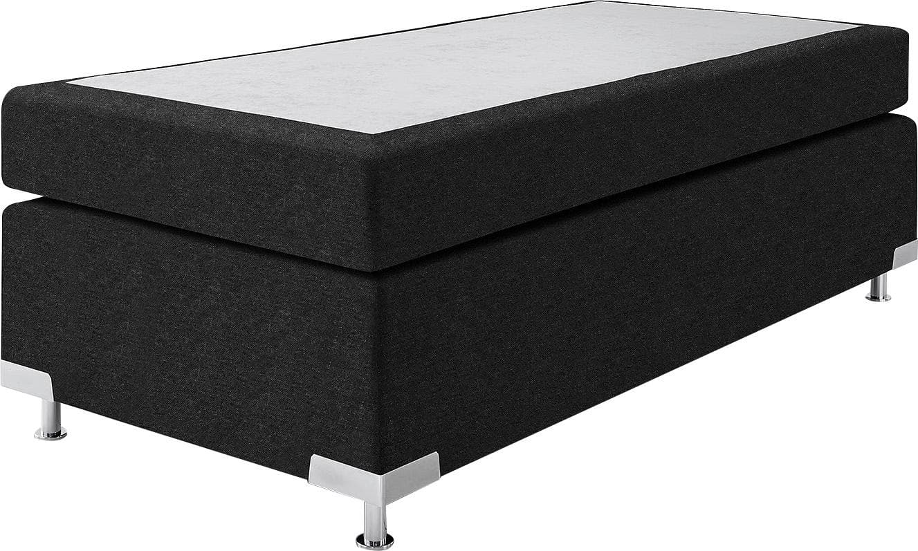 Westfalia Schlafkomfort Boxspringbett Holland Grau mit Topper