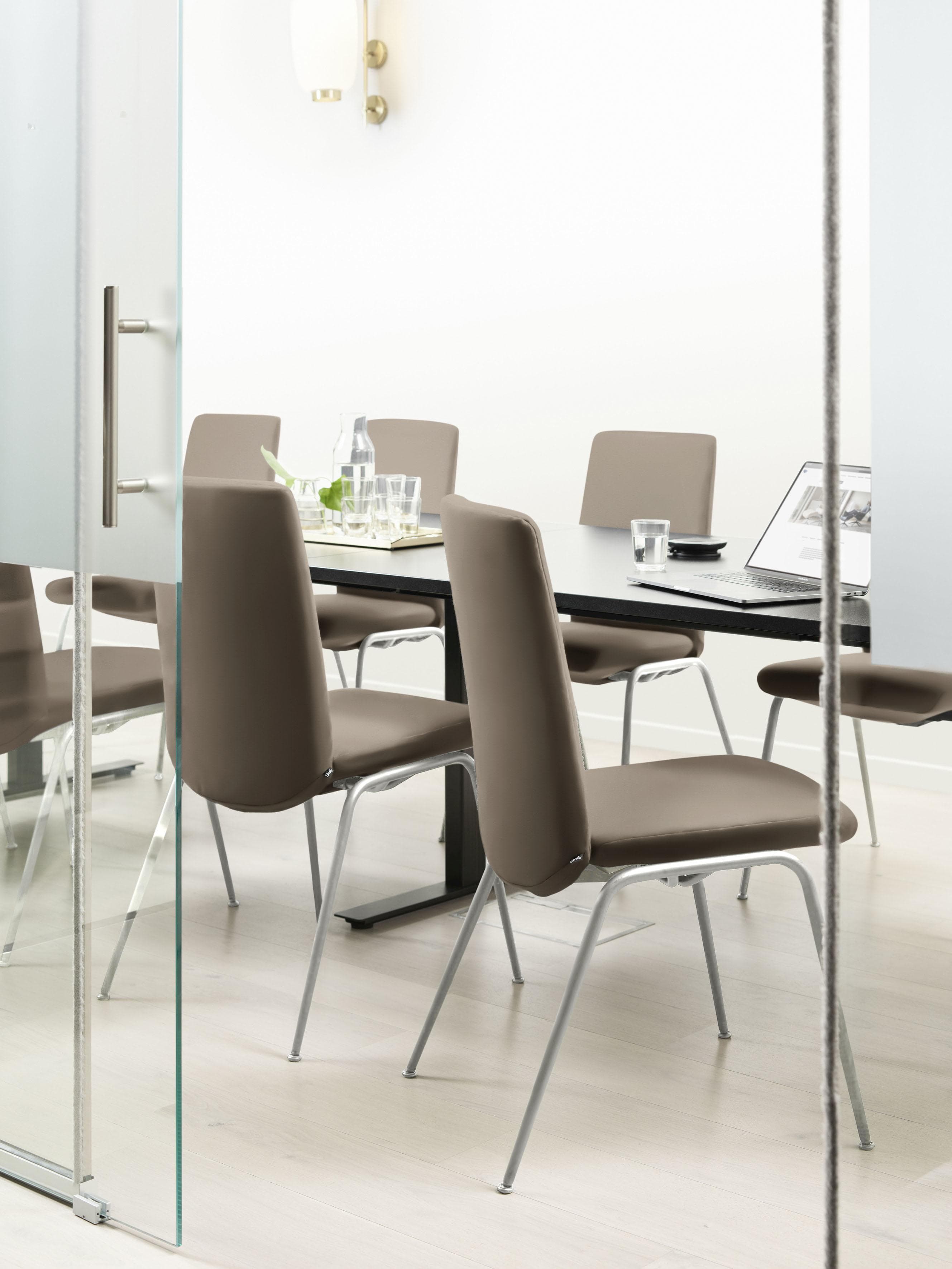 Polsterstuhl STRESSLESS Laurel Braun Leder BATICK
