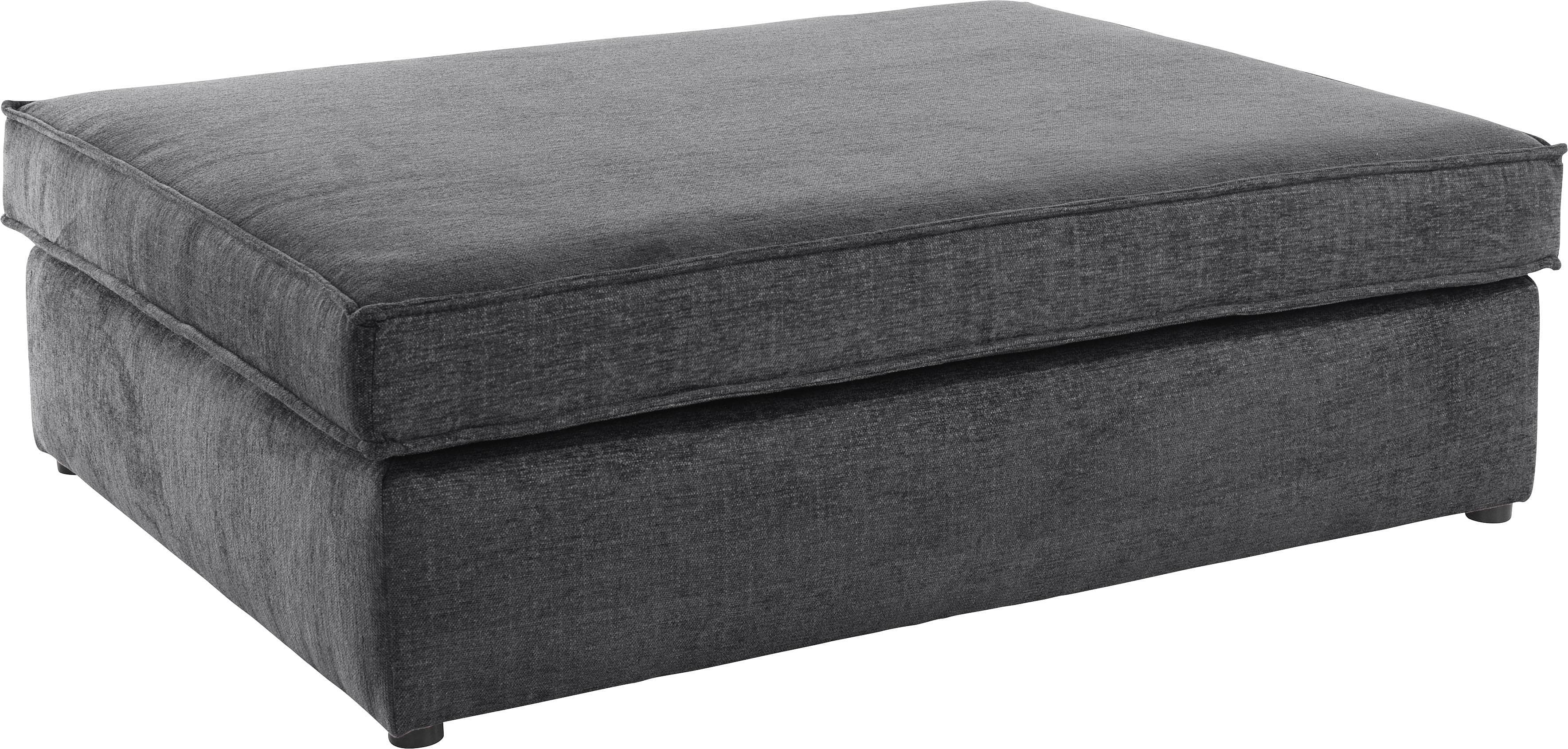 OTTO HOME Polsterhocker Enid Schwarz Modulsofa