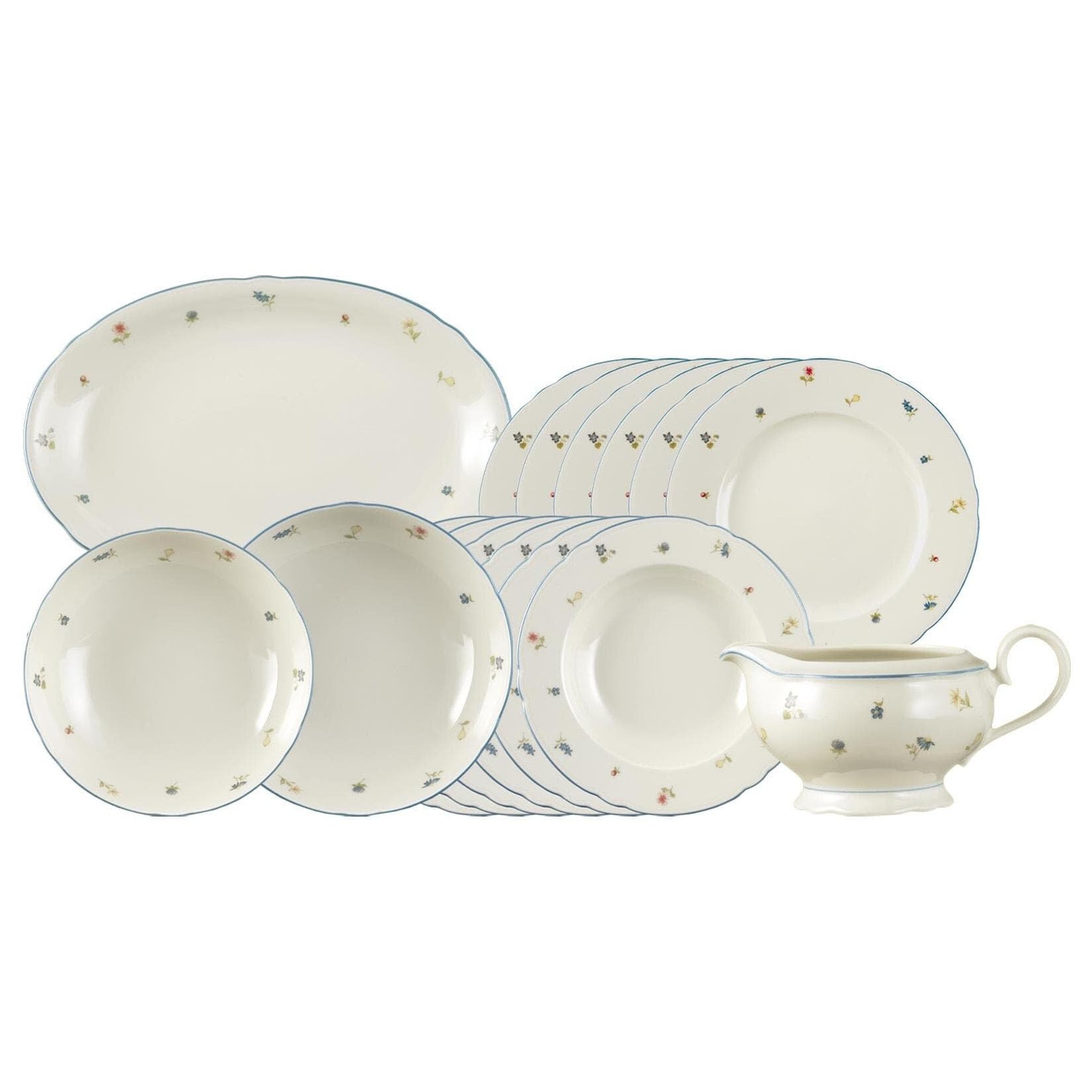 Seltmann Weiden Tafelservice Marie-Luise 16er Set Streublumen Porzellan