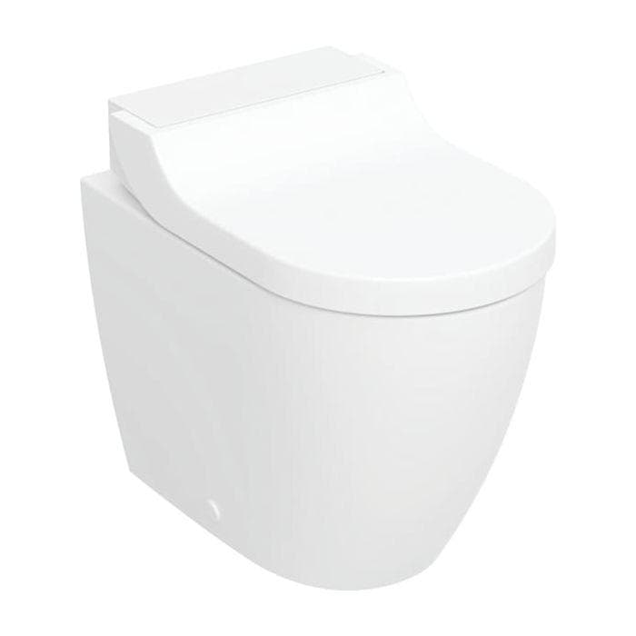 Geberit AquaClean Tuma Comfort Stand-Dusch-WC 146310111 Komplettanlage Spülrandlos Weiß-Alpin