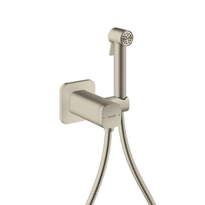 Hansgrohe AXOR Bidette Showers Duschkopf 29243820 1 Strahlart Softsquare Brushed Nickel