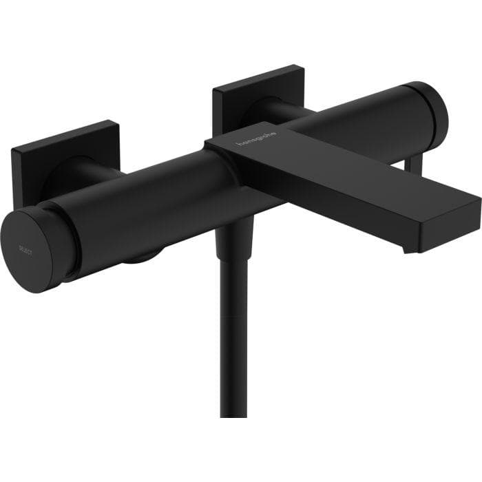 hansgrohe Tecturis E Wannenarmatur 73420670 Ausladung 213mm Mattschwarz