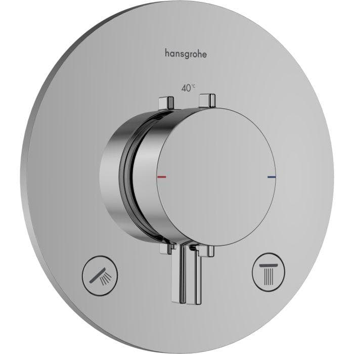 hansgrohe Ecostat Comfort S Thermostat 33715000 Unterputz für 2 Verbraucher 24 l/min Chrom