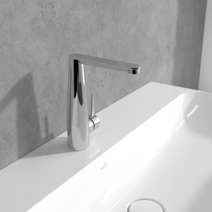 Villeroy & Boch Conum Einhebel-Waschtischarmatur Chrom mit Push-Open-Ablauf