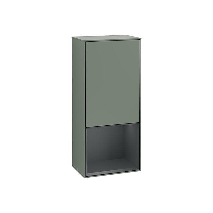 Villeroy & Boch Finion Seitenschrank mit LED-Beleuchtung Midnight Blue Olive
