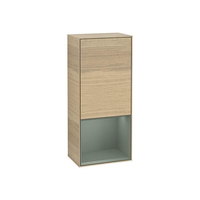 Villeroy & Boch Finion Seitenschrank Olive Matt Eichenfurnier LED
