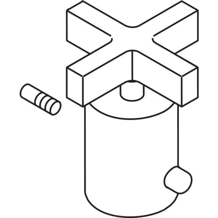 hansgrohe Kreuzgriff Thermostat Axor Citterio 39393000 2-Loch-Armatur Chrom