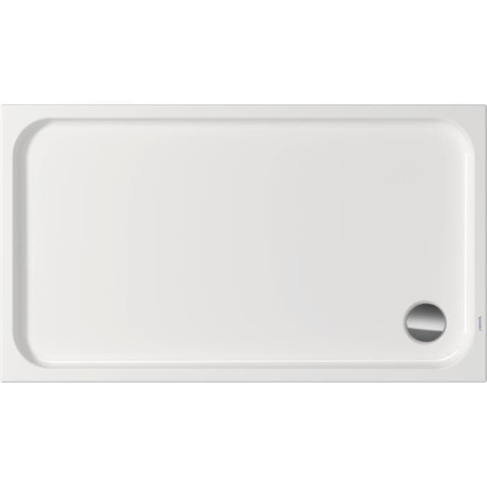 Duravit D-Code Rechteck-Duschwanne 140x80x8,5 cm Antislip Weiß