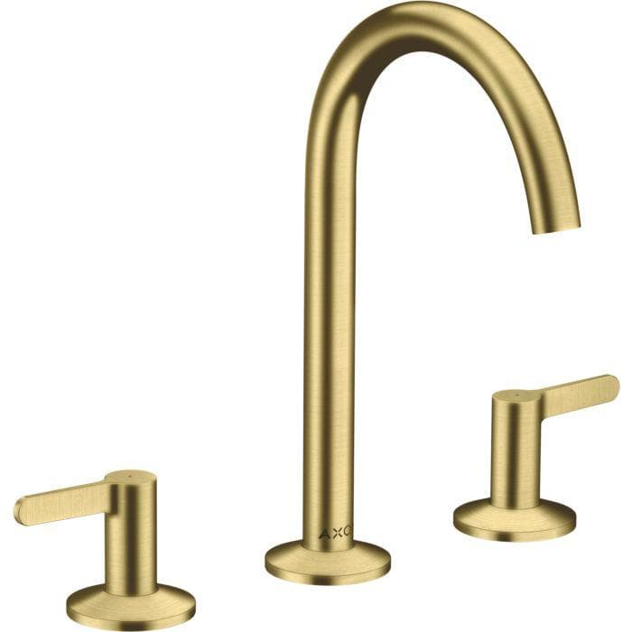 Hansgrohe Axor One 3-Loch-Waschtisch-Armatur 48050950 Ausladung 140mm Push-Open-Ablaufgarnitur