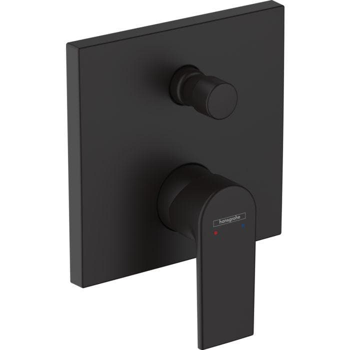 Hansgrohe Vernis Shape Unterputz-Wannenarmatur Mattschwarz