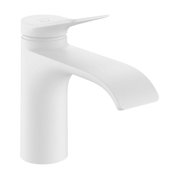 Hansgrohe Vivenis 80 CoolStart Waschtischmischer Zugstangen-Ablaufgarnitur Matt Weiß