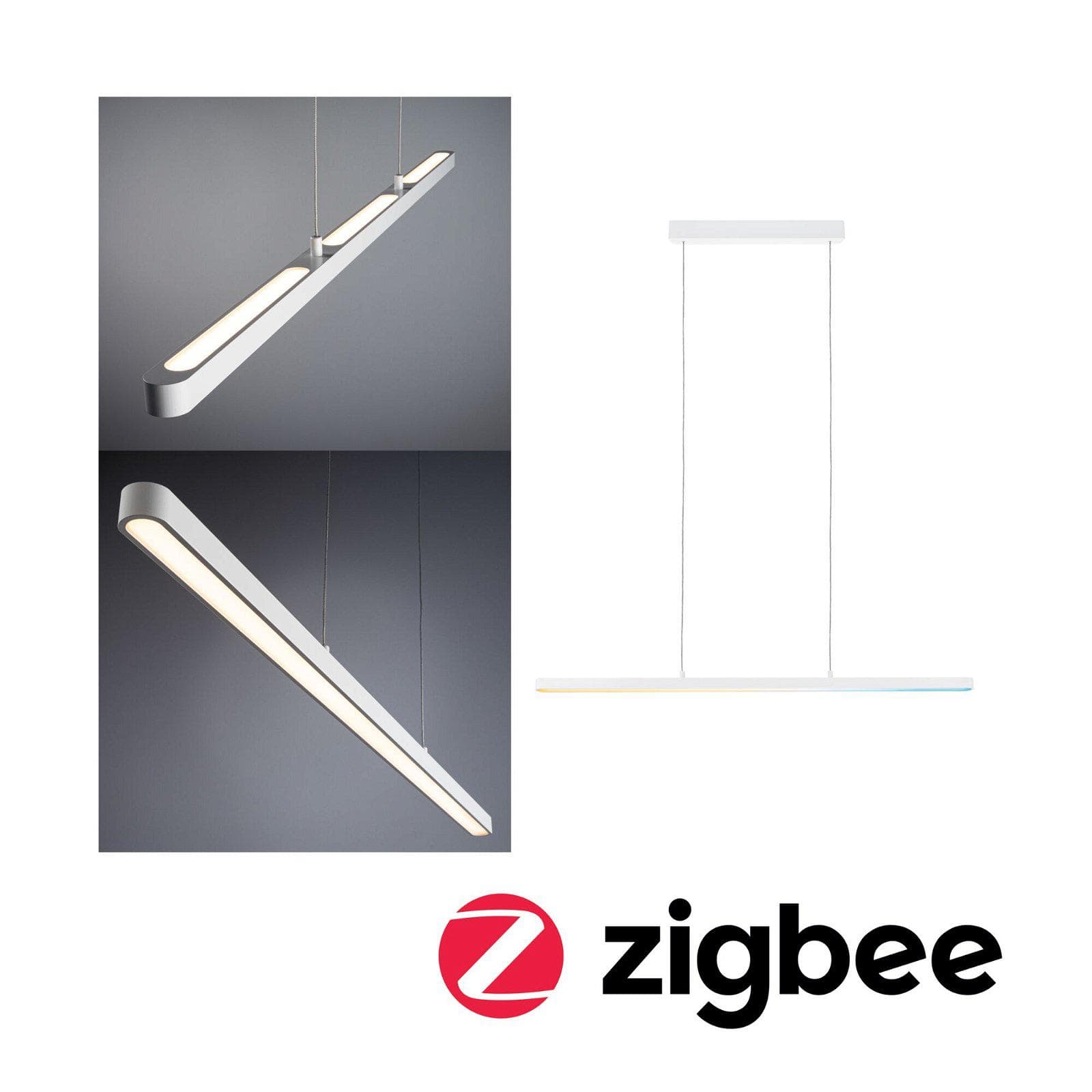 PAULMANN LED Pendelleuchte Lento Smart Home Zigbee Weiß