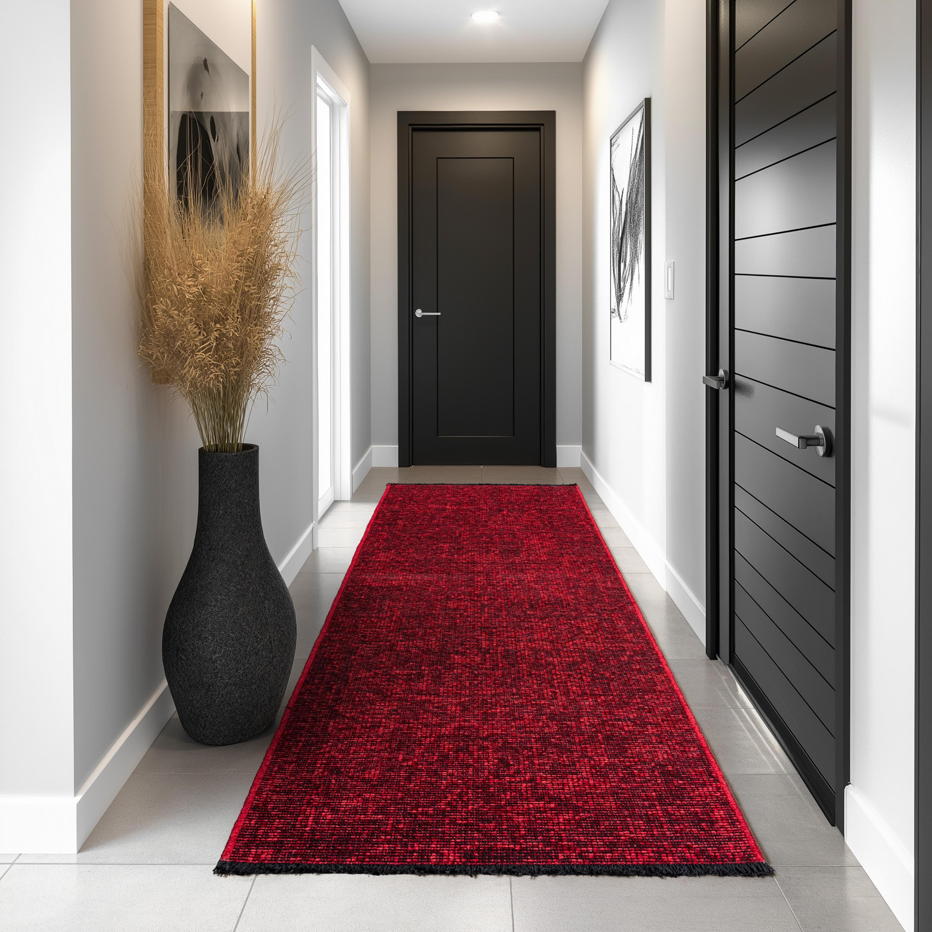 AYYILDIZ TEPPICHE SPACE 1900 Teppich Rot Boho Vintage Kurzflor