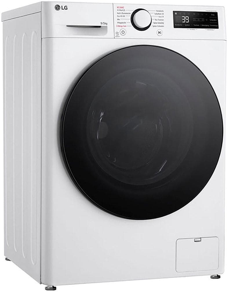LG Waschtrockner V5WD95SLIM Weiß Inverter Direct Drive