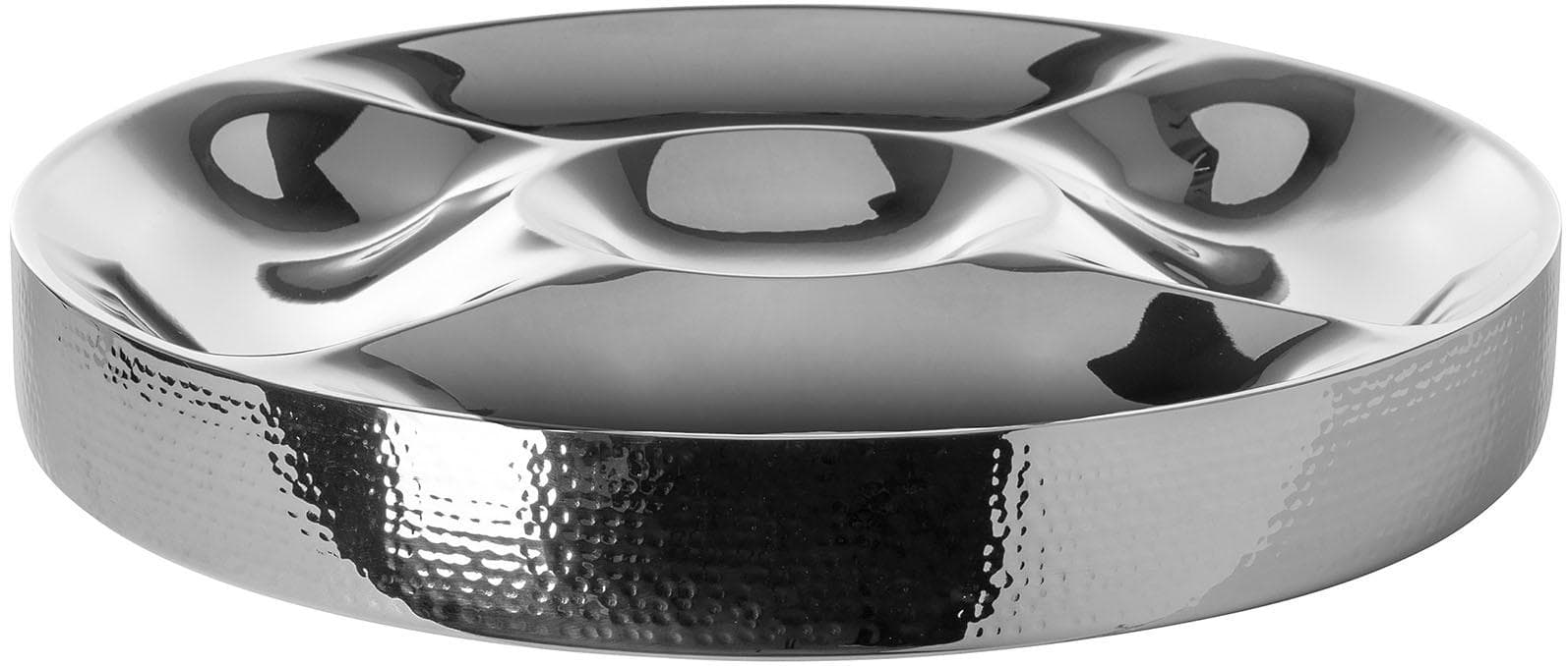 FINK VOLCAN Servierplatte Silber Edelstahl 5er Aufteilung