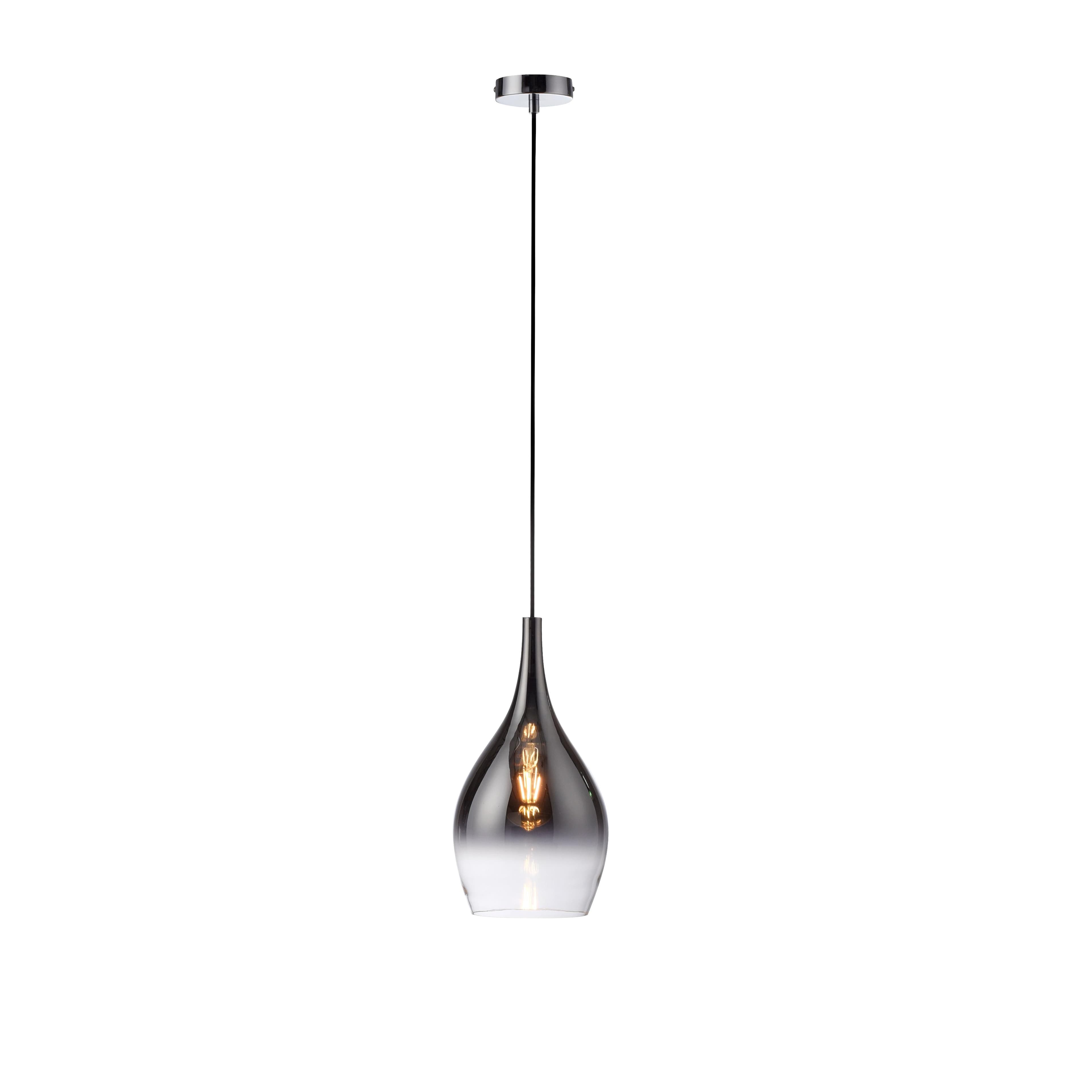 PAUL NEUHAUS Pendelleuchte PILUA Grau Chrom Modern