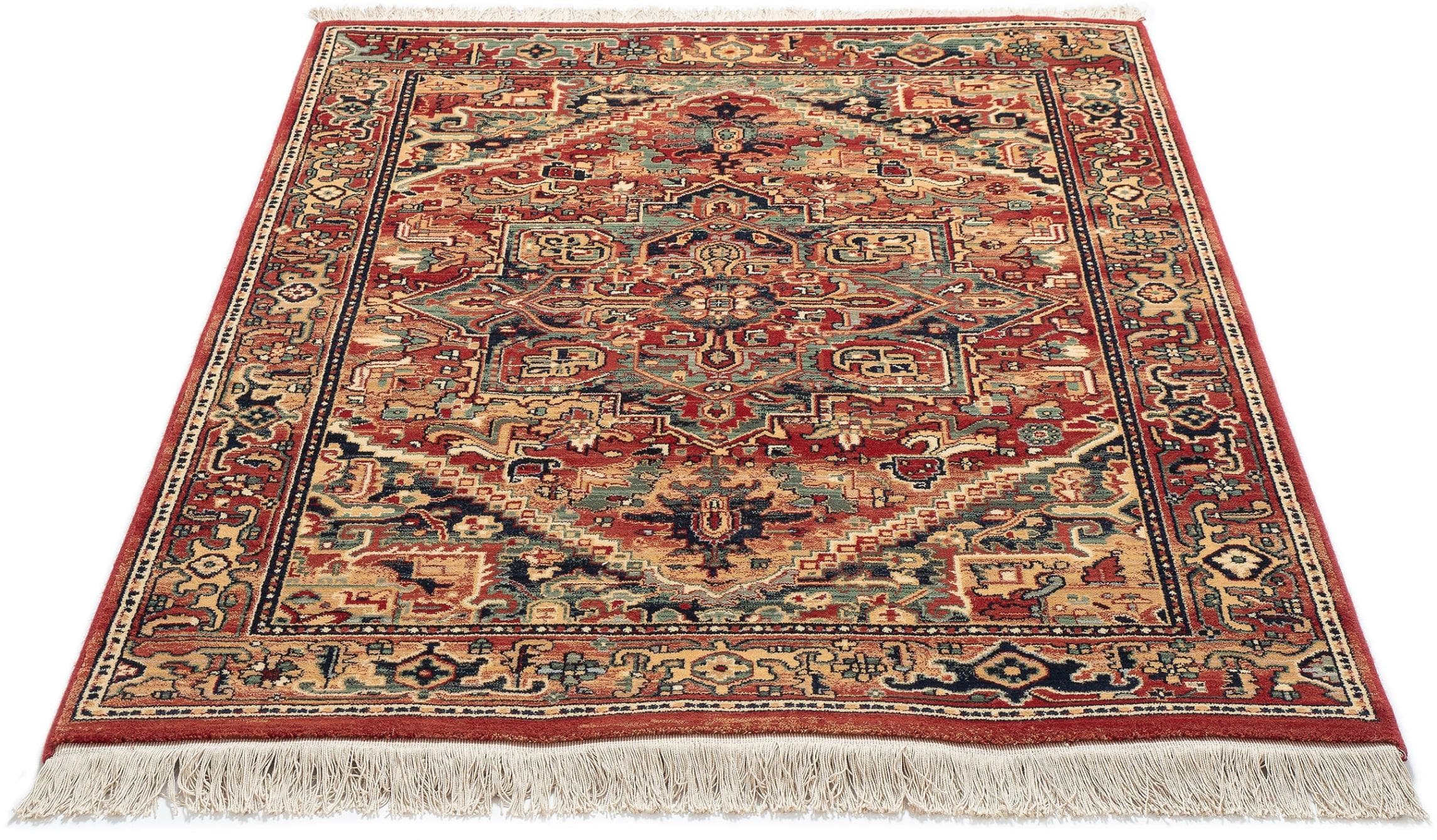 Wollteppich THEKO Saharna 2886 Rot Orientmuster