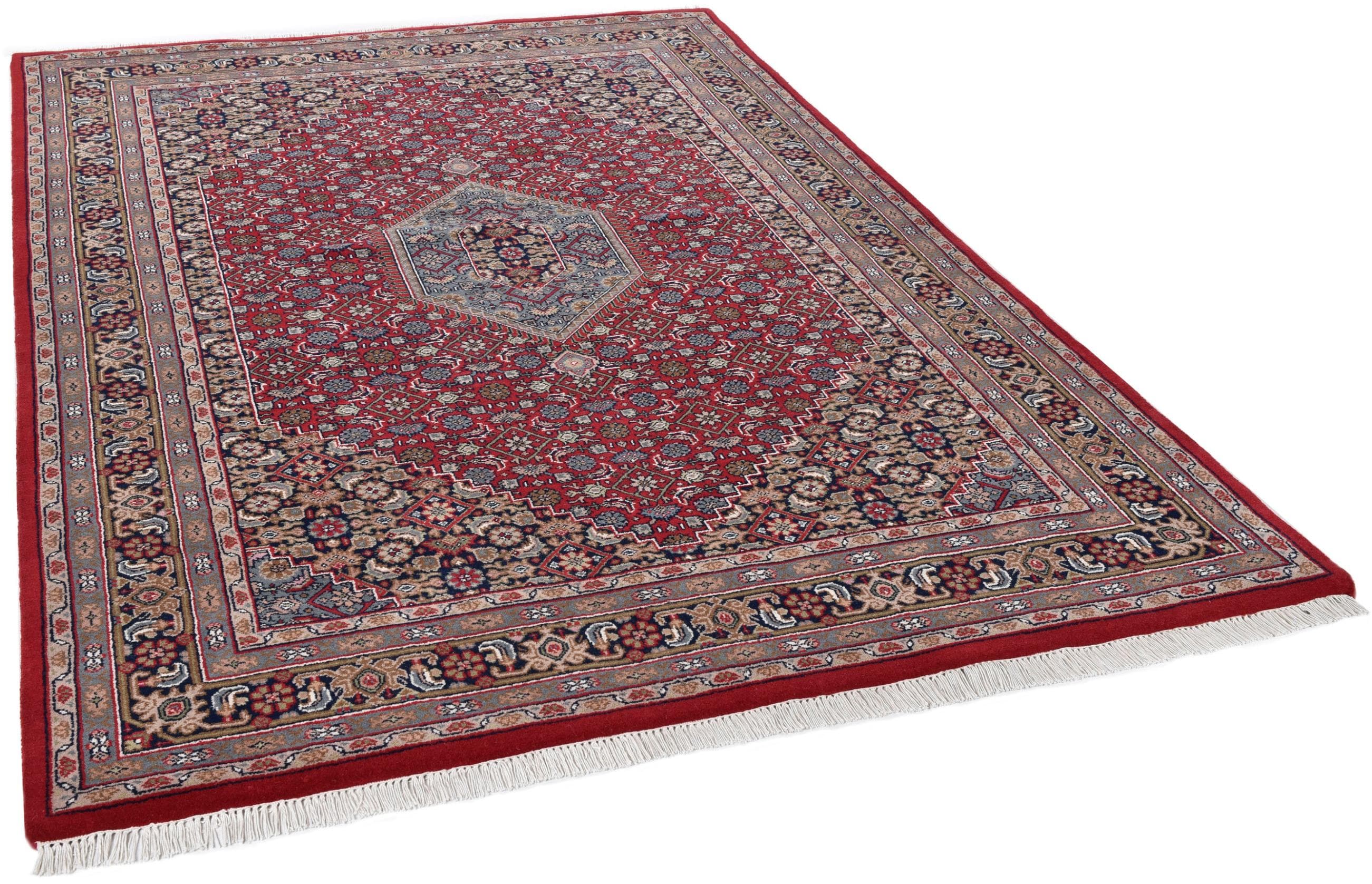 Orientteppich THEKO Benares Bidjar Rot Handgeknüpft