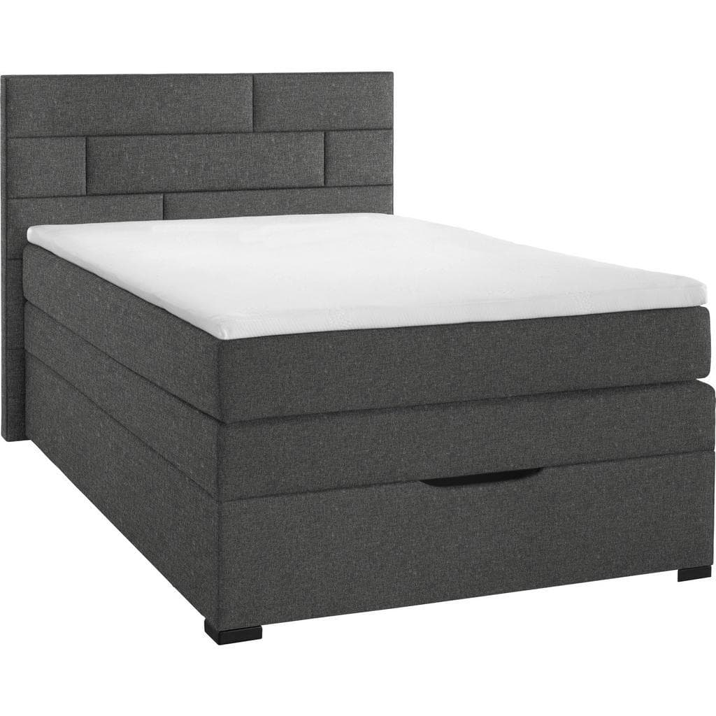 Boxxx Boxspringbett Hellgrau Federkernmatratze