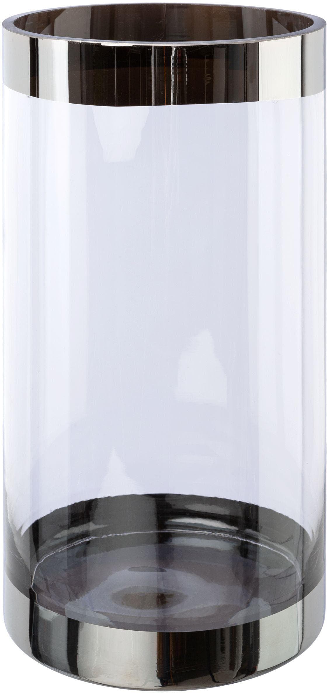 Bodenvase CREATIV DECO Transparent Silber Glas