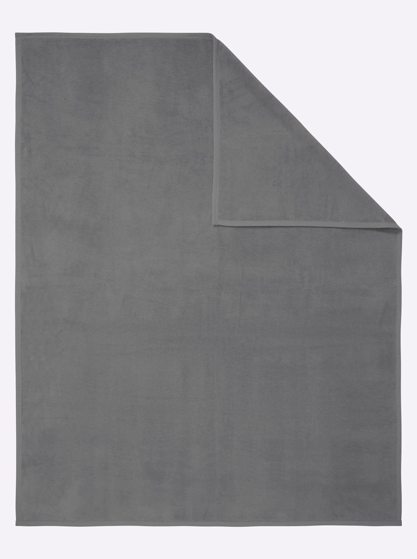 Wohndecke BIEDERLACK Anthrazit 150x220cm Baumwolle-Polyacryl