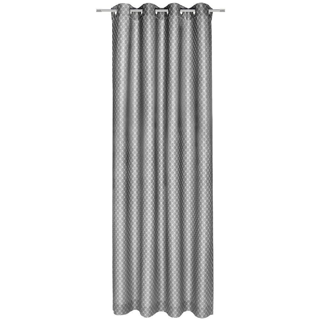 Joop! Ösenschal J-Allovers Silber Rauten-Muster Blickdicht