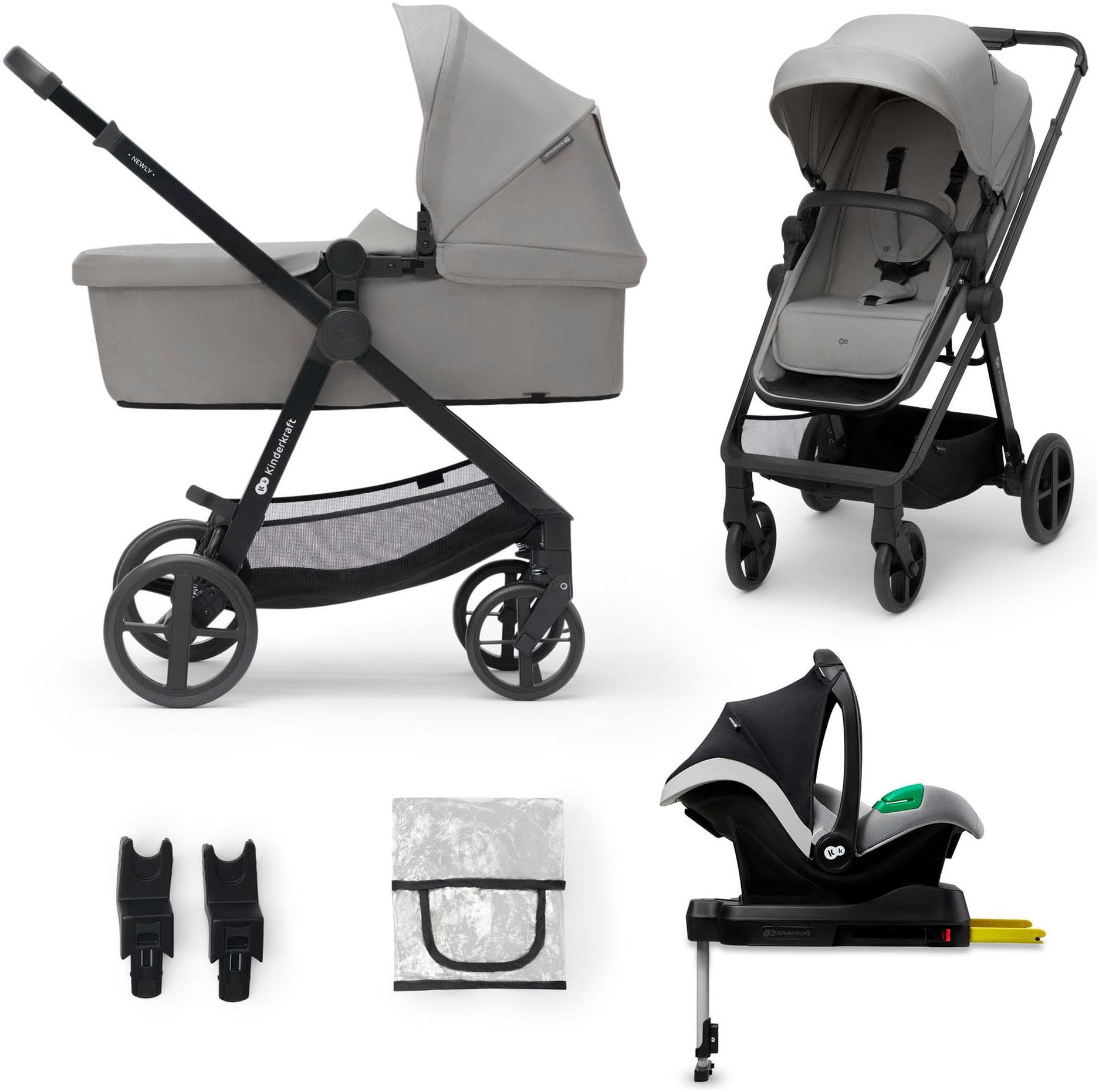 KINDERKRAFT NEWLY 4IN1 MINK PRO Kinderwagen