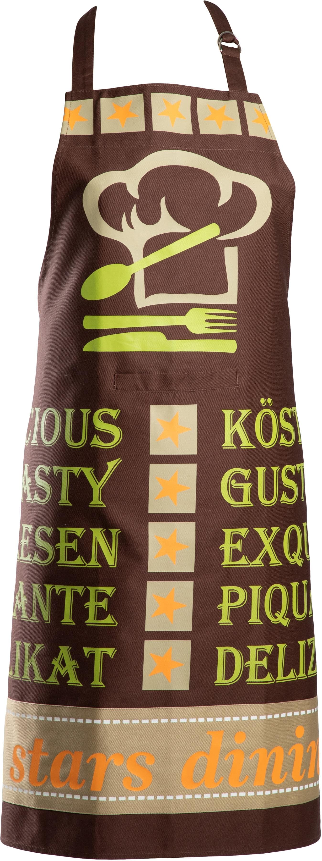 stuco Kochschürze Gustoso 1-tlg. Bunt Baumwolle