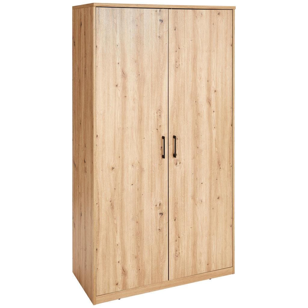 Xora Drehtürenschrank Eiche Artisan Metall