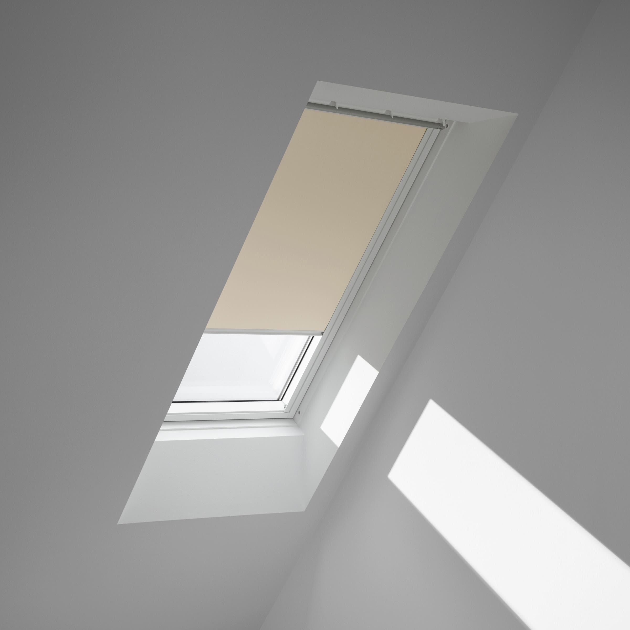 Verdunklungsrollo VELUX DKL F08 1085SWL Hellbeige Weiß F08