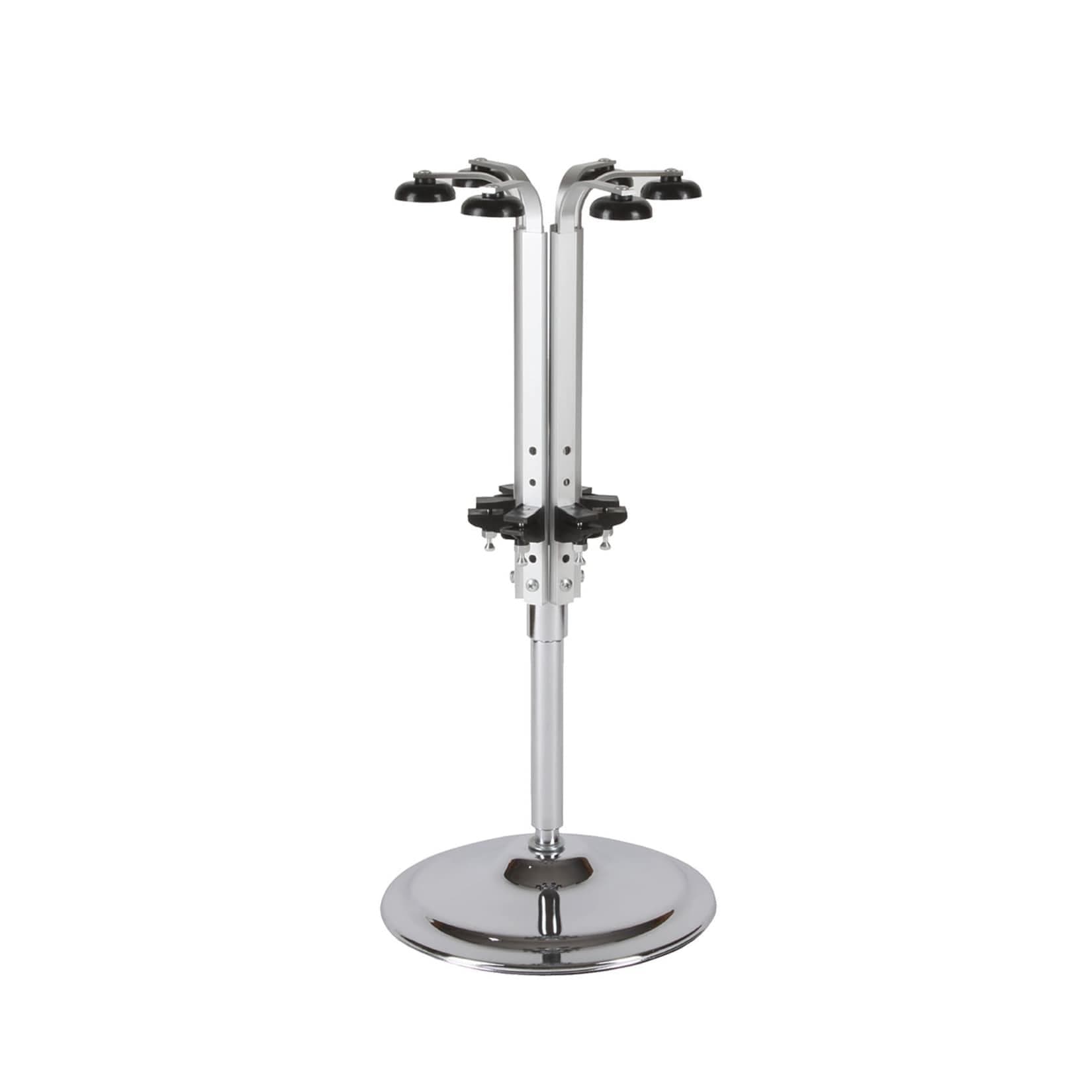 ich-zapfe Thekenständer für 6 Flaschen Silber Modern