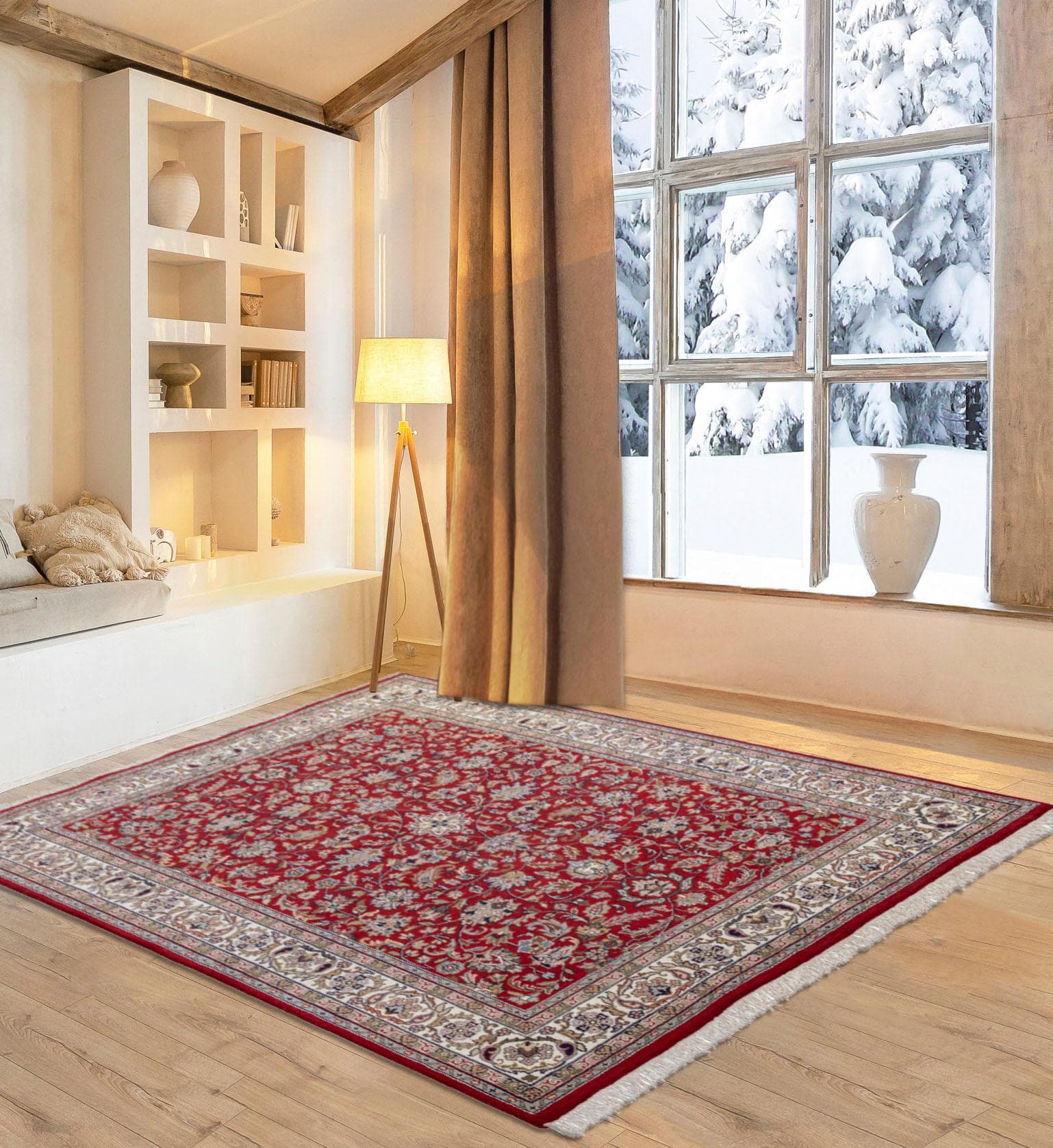 OTTO HOME Orientteppich BI Oriental Rot Handgeknüpft Schurwolle