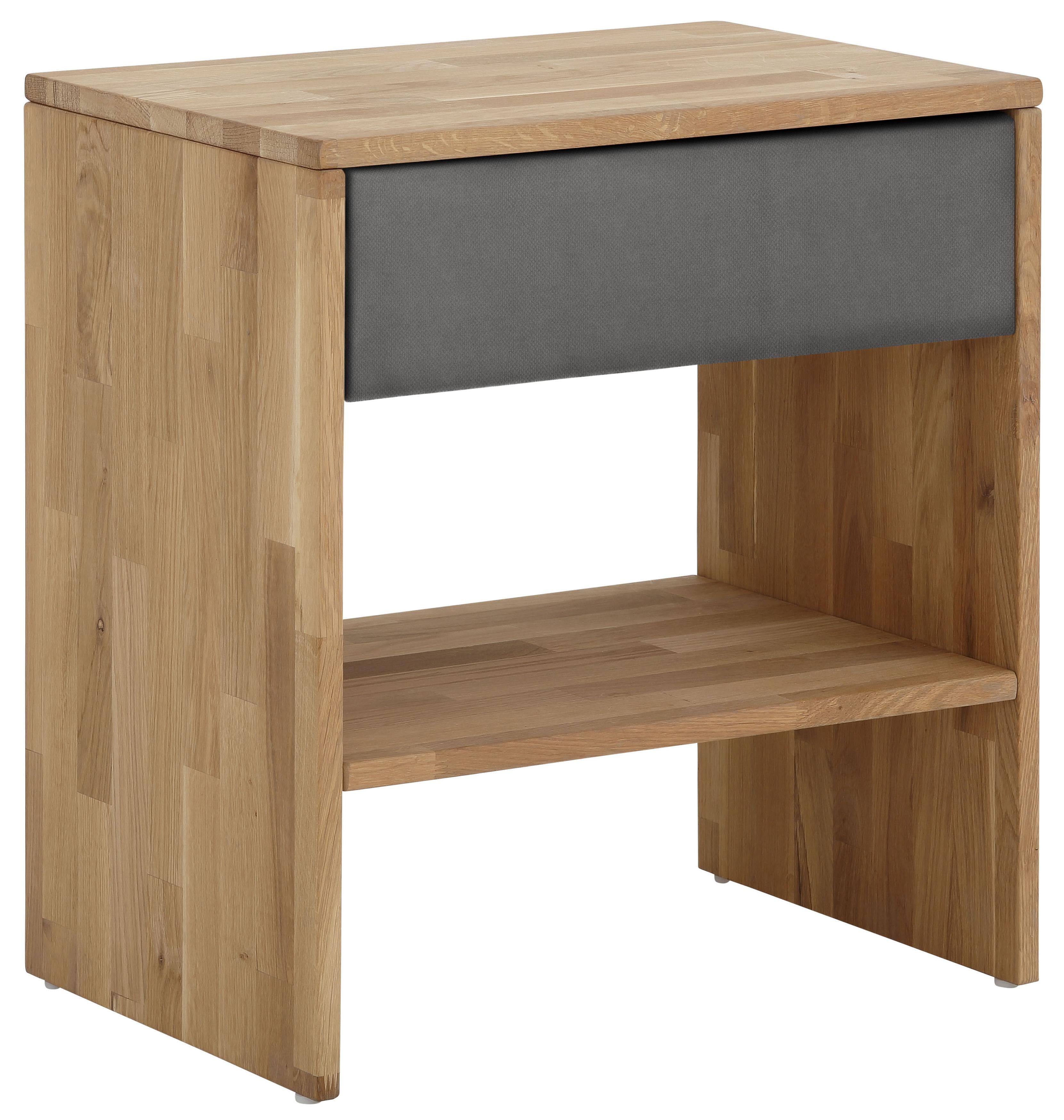 Home Affaire Nachttisch Vinton Eiche Grau/Natur