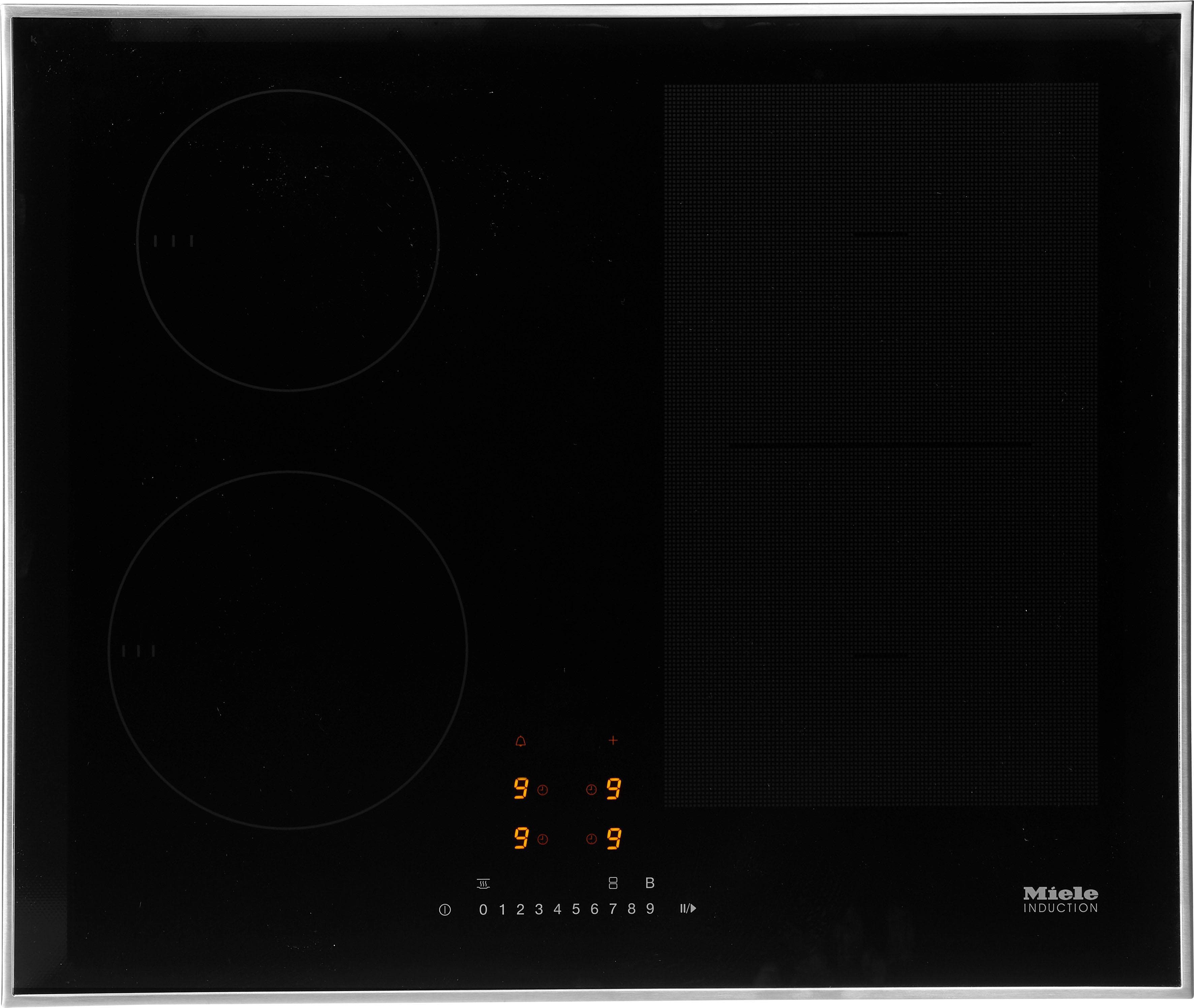 MIELE Flex-Induktions-Kochfeld KM 7464 FR Schwarz 4 Kochzonen