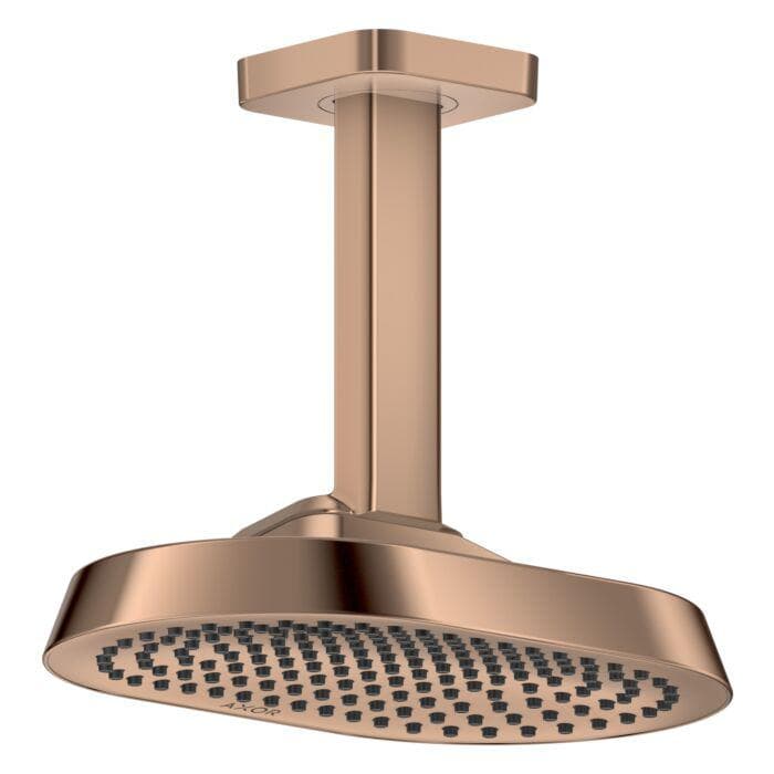 hansgrohe Axor ShowerSphere Kopfbrause Deckenanschluss polished red gold