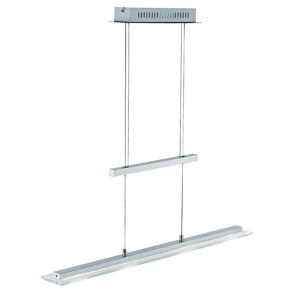 Fischer und Honsel LED-Hängeleuchte Tenso Nickel Metall CCT Dimmer