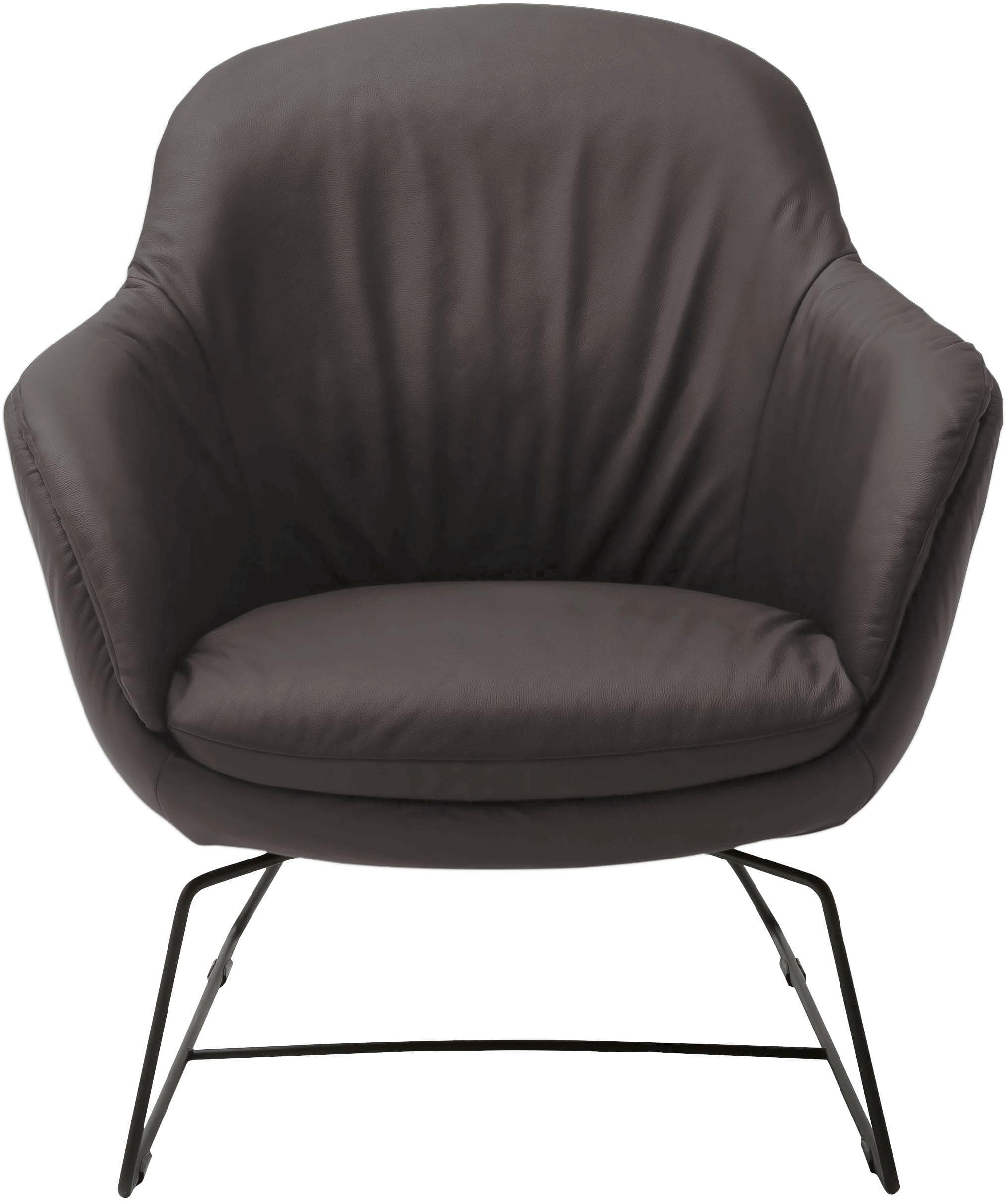 SCHÖNER WOHNEN-Kollektion Glove Loungesessel Cocktailsessel Leder