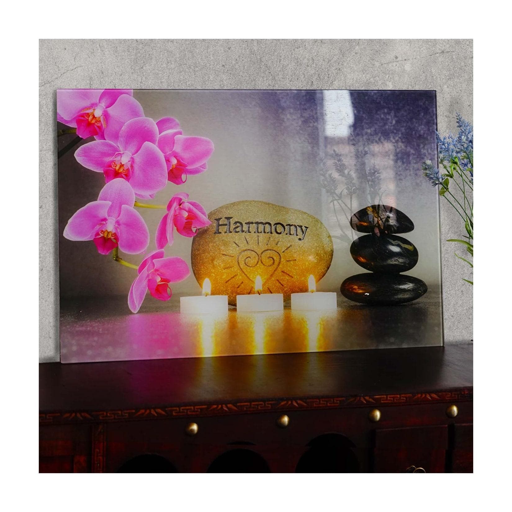 MCW Glasbild T117 Wandbild Poster Motiv 40x60cm Harmony