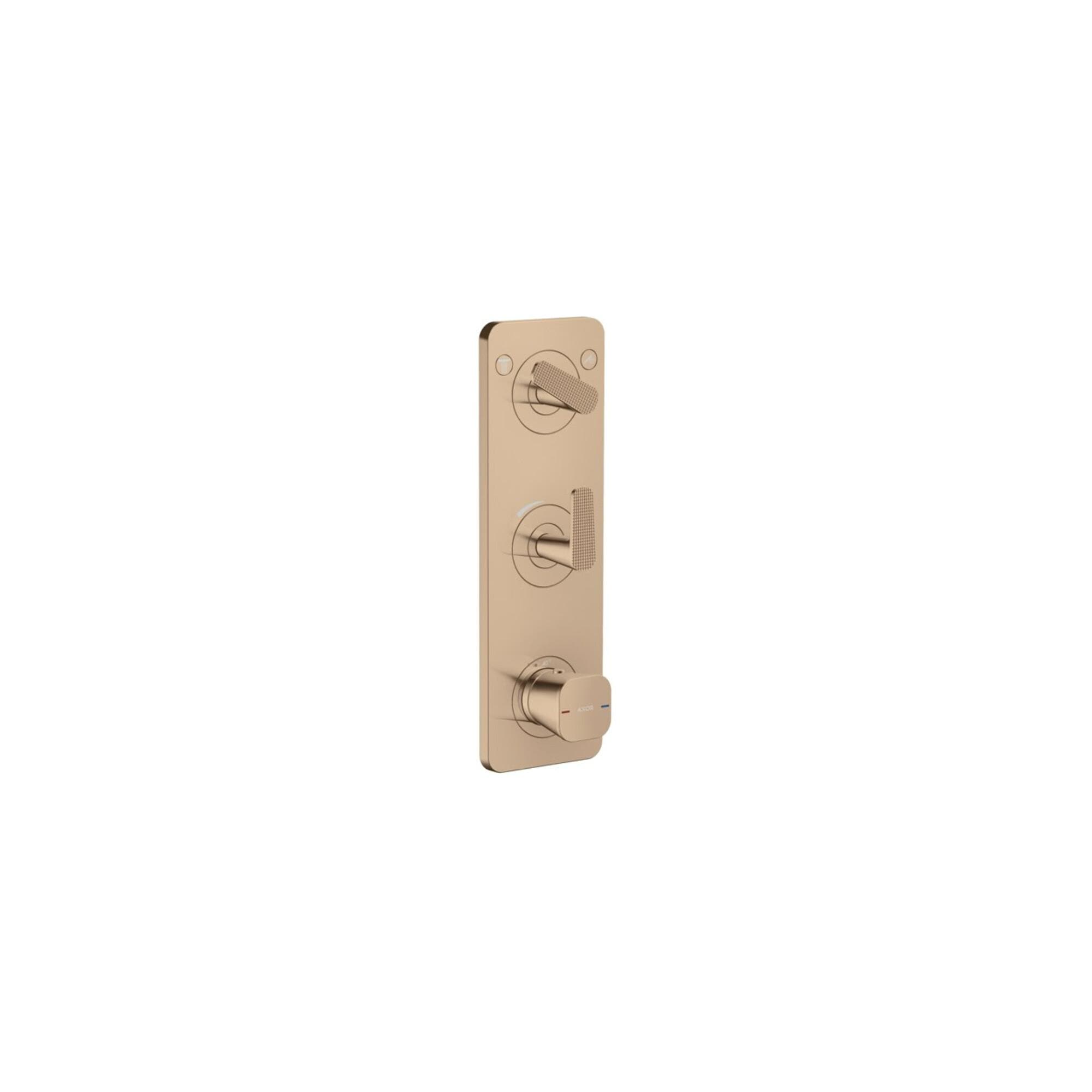 Hansgrohe Axor Citterio C Thermostatmodul 380/120 Polished Red Gold